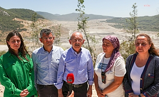 Kılıçdaroğlu, Akbelen’de ağaçların kesildiği bölgede: 100 yıllık ağaçlar 4 yıl kullanılacak kömür için katledildi