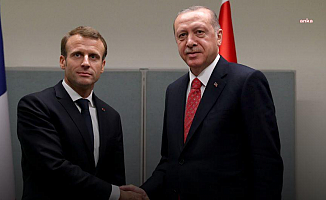 Cumhurbaşkanı Erdoğan, Fransa Cumhurbaşkanı Emmanuel Macron ile görüştü