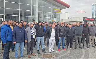 Aylardır Maaşlarını Alamayan Madencilerin Yıldızlar Holding Önündeki Eylemi Beşinci Gününde