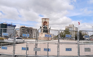 1 Mayıs öncesi Taksim'de yine bariyerli abluka
