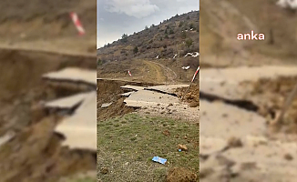 Erzincan-Kelkit Karayolu'nda Çökme... Mustafa Sarıgül: "Acilen Ahmediye Tüneli'nin Yapılması Lazım"