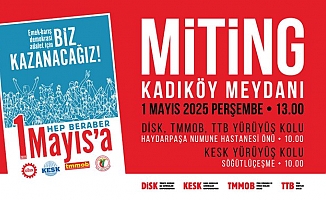 İstanbul’da 1 Mayıs Emek ve Dayanışma Günü Kadıköy ve Kartal’da kutlanacak