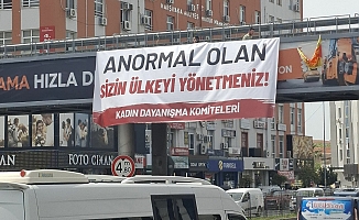 Kadın Dayanışma Komiteleri’nden “normal doğum” pankartına tepki: “Anormal olan sizin ülkeyi yönetmeniz”