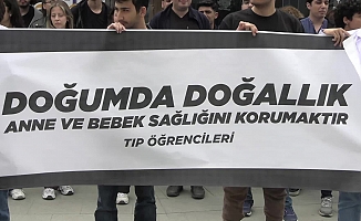 Tıp Fakültesi öğrencilerinden Sağlık Bakanlığına "normal doğum" tepkisi: Sezaryen doğumla doğuran anneleri hedef haline getirmektedir