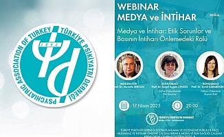 Türkiye Psikiyatri Derneği, "'Medya ve İntihar" konulu webkonferans düzenleyecek