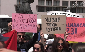 Yüzlerce öğretmen Ulus'tan iktidara seslendi: Ek atama gelecek, Yusuf Tekin gidecek