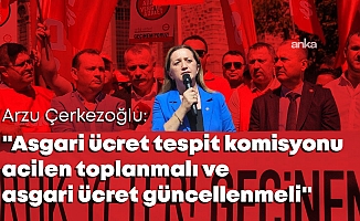 DİSK Başkanı Arzu Çerkezoğlu'ndan asgari ücret açıklaması: "Asgari Ücret Tespit Komisyonu acilen toplanmalı"