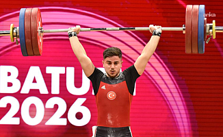 Milli halterci Kaan Kahriman Avrupa 2'ncisi oldu