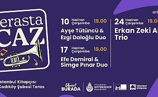 İstanbul Kitapçısı Kadıköy terasında “Terasta Caz” konserleri haziran ayında da devam ediyor