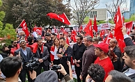 Kızılcagün Platformu’ndan ABD Büyükelçiliği önünde “Tom Barrack” protestosu