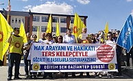 Gaziantep’teki eğitimcilerden Ankara’da gözaltına alınan meslektaşlarına dayanışma mesajı