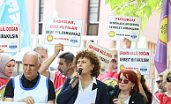 KESK'ten Adalet Bakanlığı önünde çağrı: "Arkadaşlarımız derhal serbest bırakılsın"