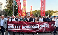 span style=color:#ff0000Başkanın AK Parti#039;ye geçtiği Çekmeköy#039;de quot;Millet İradesine Saygı Yürüyüşüquot; düzenlendi... Özgür Çelik: Millet, iradesine saygısızlığa demokrasi tokadıyla cevap verecektir/span