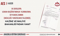 Anadolu Eğitim Sendikası'ndan öğretmenlerin emeklilik hakları için yasal düzenleme çağrısı