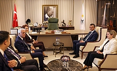 Özgür Özel, Akşener'i ziyaret etti