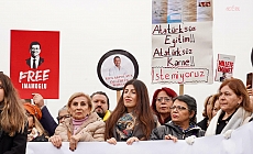 Çağlayan'daki ADA buluşmasında konuşan Dilek Kaya İmamoğlu: Avrupa’nın değil, dünyanın en büyük mahkeme salonunu da inşa etseniz, adil bir yargılama yürütmedikçe her yer size dar gelecek