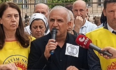 Eğitim Sen Genel Başkanı Irmak'tan, Turgutlu'da Bakan Tekin'e istifa çağrısı