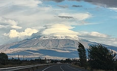 Ağrı Dağı beyaza büründü